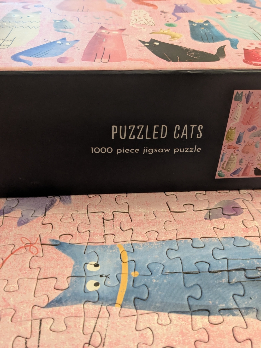 Two Bird Press 1000 Piece Puzzle - Puzzled Cats - Picture 8 of 9